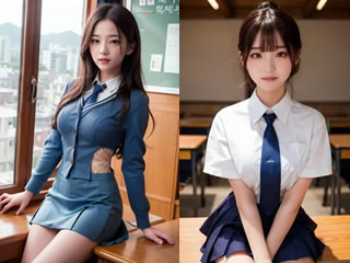 AI人工智慧之完美女神 清纯學生妹