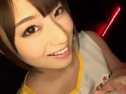 甜美小公主 初川南 穿啦啦隊裝在摸摸茶店 享受特殊口交性服務